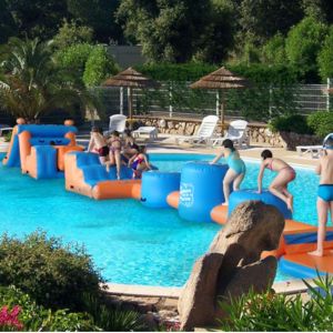 Location Mobil-Homes Camping Porto-Vecchio Palombaggia parcours gonflable